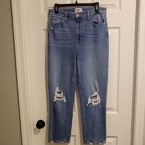 PAIGE Stella Crop Distressed Jeans